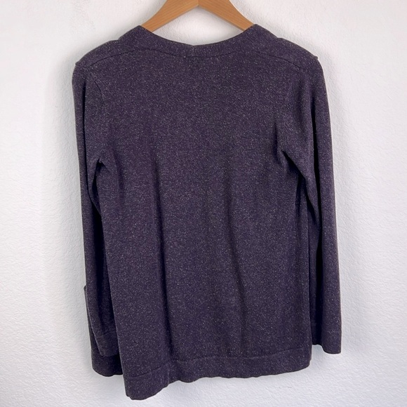J Jill Womens Cardigan Purple Womens XS Petite - Picture 3 of 3
